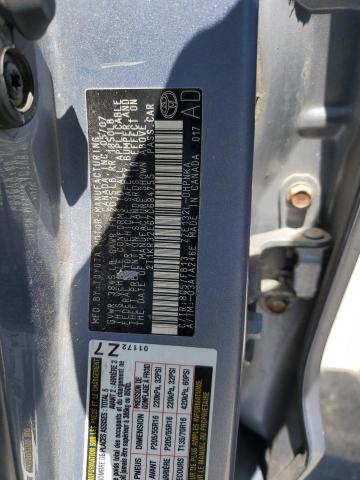 2T1KR32E67C684755 - 2007 TOYOTA COROLLA MA XR BLUE photo 12