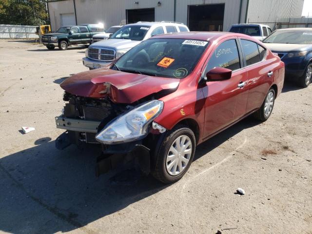 3N1CN7AP0GL868955 - 2016 NISSAN VERSA S RED photo 2