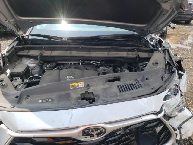 5TDHZRBH7MS160959 - 2021 TOYOTA HIGHLANDER XLE GRAY photo 11