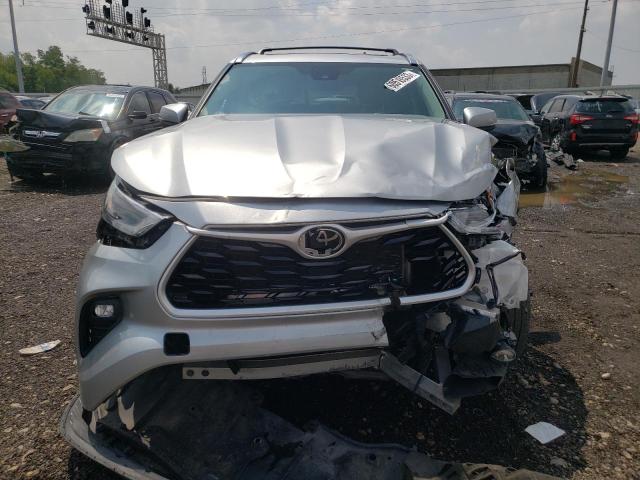 5TDHZRBH7MS160959 - 2021 TOYOTA HIGHLANDER XLE GRAY photo 5