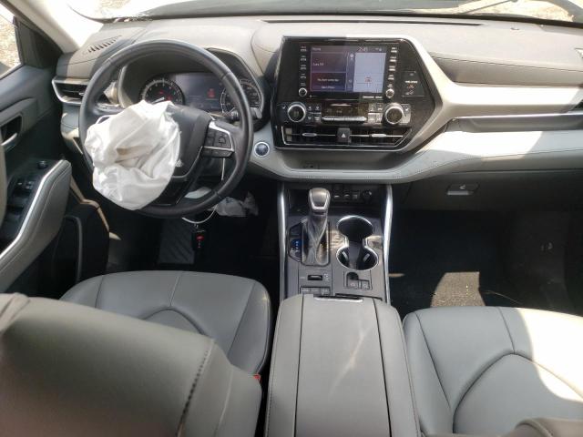 5TDHZRBH7MS160959 - 2021 TOYOTA HIGHLANDER XLE GRAY photo 8