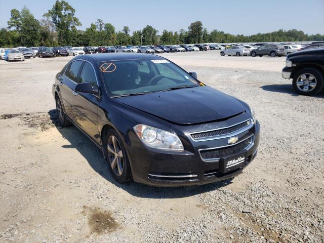 1G1ZC5E01CF216521 - 2012 CHEVROLET MALIBU 1LT BLACK photo 1