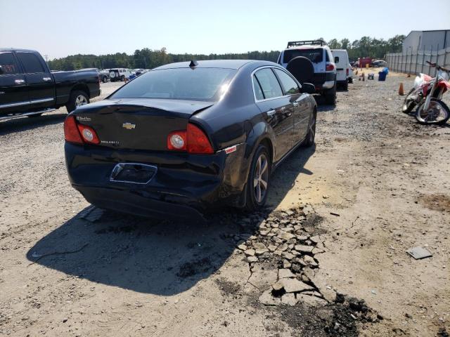 1G1ZC5E01CF216521 - 2012 CHEVROLET MALIBU 1LT BLACK photo 4