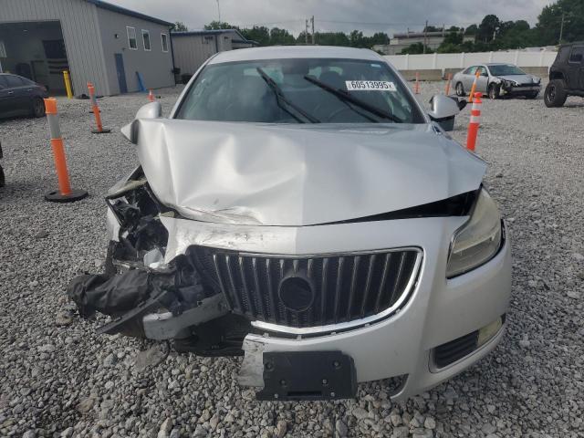 2G4GR5EK8C9129668 - 2012 BUICK REGAL SILVER photo 5