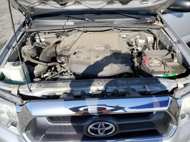 5TFJU4GN8CX018453 - 2012 TOYOTA TACOMA DOUBLE CAB PRERUNNER SILVER photo 11