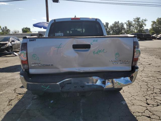 5TFJU4GN8CX018453 - 2012 TOYOTA TACOMA DOUBLE CAB PRERUNNER SILVER photo 6