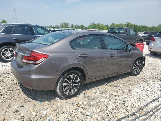 19XFB2F87FE058135 - 2015 HONDA CIVIC EX ნაცრისფერი ფოტო 3