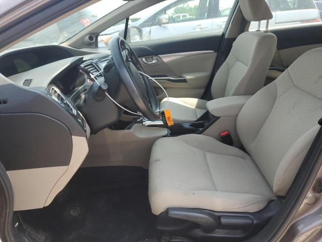 19XFB2F87FE058135 - 2015 HONDA CIVIC EX ნაცრისფერი ფოტო 7