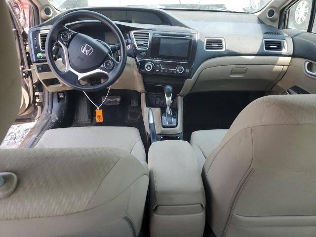 19XFB2F87FE058135 - 2015 HONDA CIVIC EX ნაცრისფერი ფოტო 8