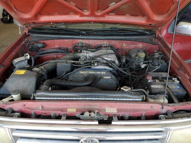 JT4UN24D3V0041712 - 1997 TOYOTA T100 XTRACAB SR5 BURGUNDY photo 11