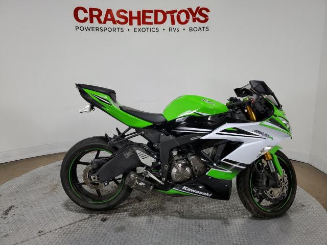 JKBZXJF19FA006395 - 2015 KAWASAKI ZX636 F GREEN photo 1