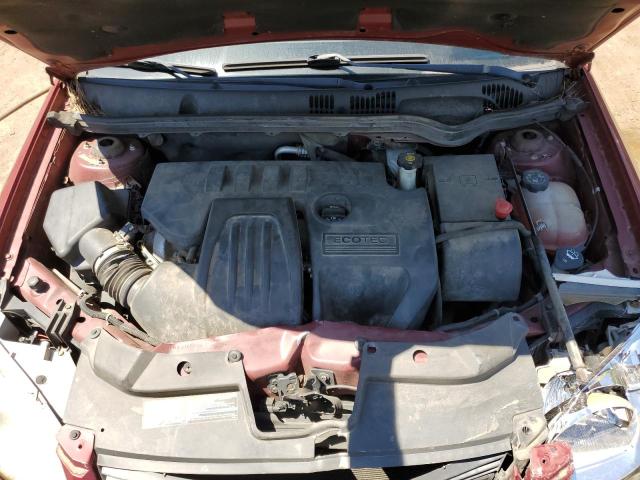 1G1AT58H497214960 - 2009 CHEVROLET COBALT LT RED photo 11