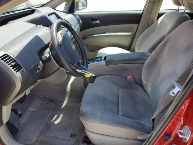 JTDKB20U593514908 - 2009 TOYOTA PRIUS RED photo 7