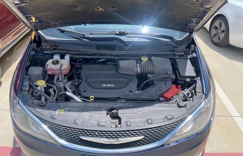 2C4RC1EG2HR811746 - 2017 CHRYSLER PACIFICA TOURING L PLUS BLUE photo 7