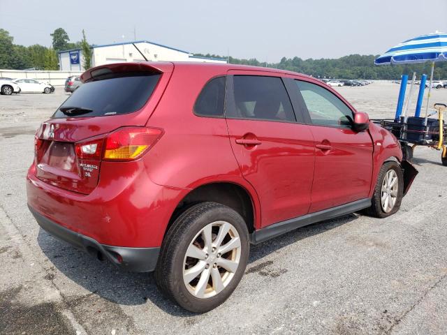 4A4AR3AWXFE026415 - 2015 MITSUBISHI OUTLANDER ES RED photo 3