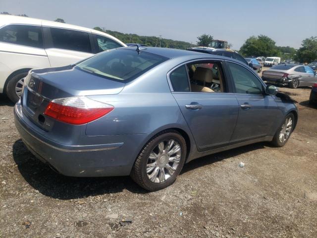 KMHGC46E29U016718 - 2009 HYUNDAI GENESIS 3.8L BLUE photo 3