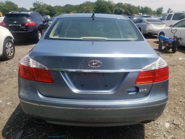 KMHGC46E29U016718 - 2009 HYUNDAI GENESIS 3.8L BLUE photo 6