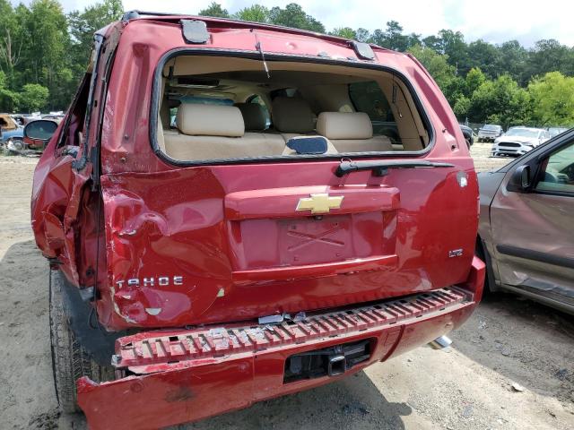 1GNSKCE07DR306120 - 2013 CHEVROLET TAHOE K1500 LTZ RED photo 6