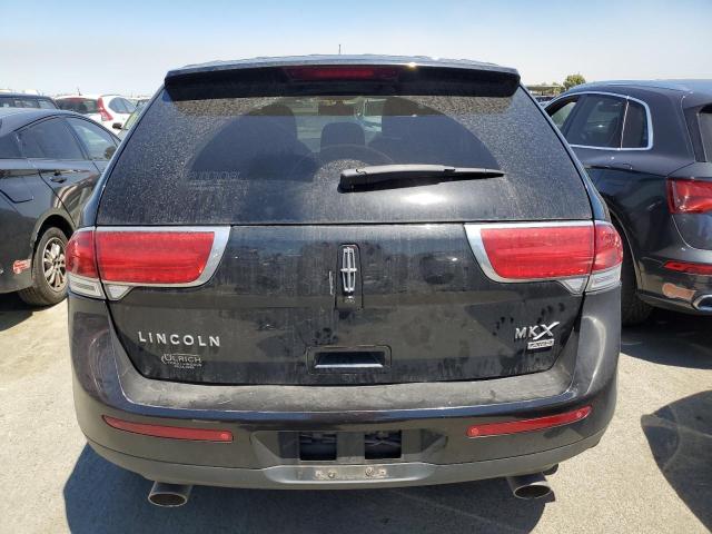 2LMDJ8JK3BBJ12385 - 2011 LINCOLN MKX BLACK photo 6