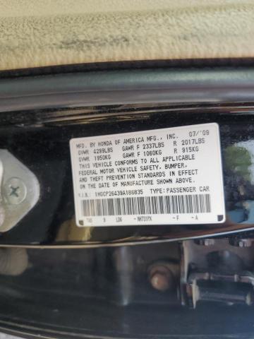1HGCP26439A186835 - 2009 HONDA ACCORD LXP Qara foto 12