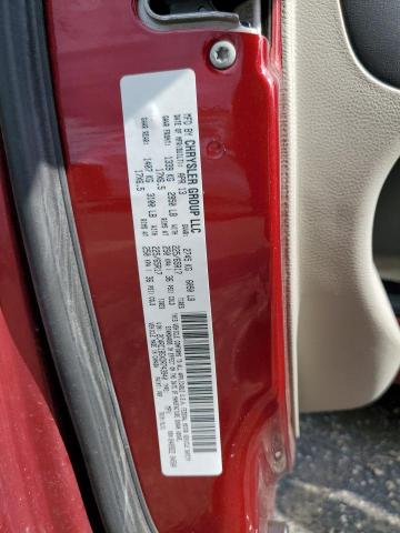 2C4RC1BGXDR743940 - 2013 CHRYSLER TOWN & COU TOURING Qırmızı foto 14