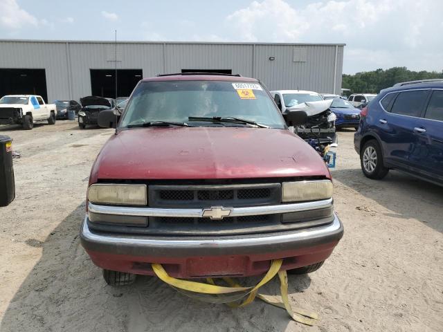 1GNCS18W5YK282598 - 2000 CHEVROLET BLAZER RED photo 5