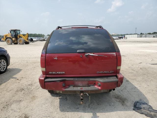 1GNCS18W5YK282598 - 2000 CHEVROLET BLAZER RED photo 6