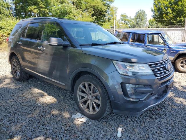 1FM5K8F87GGA46045 - 2016 FORD EXPLORER LIMITED GRAY photo 4