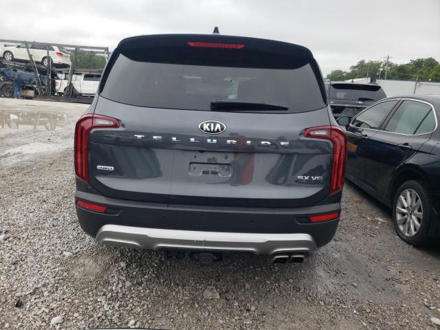 5XYP5DHCXMG106736 - 2021 KIA TELLURIDE SX GRAY photo 6