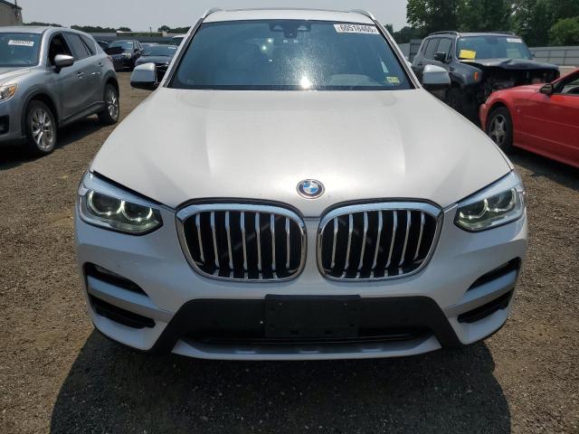 5UXTY3C04M9F49724 - 2021 BMW X3 SDRIVE30I WHITE photo 5