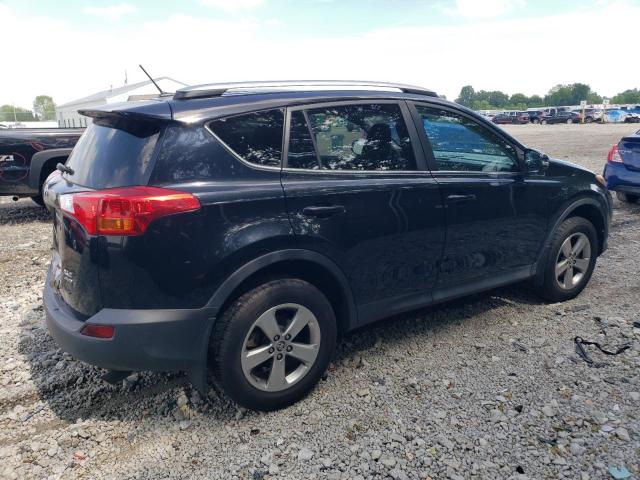 2T3RFREV7FW334609 - 2015 TOYOTA RAV4 XLE BLACK photo 3
