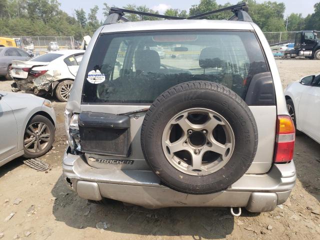 2CNBJ634116913653 - 2001 CHEVROLET TRACKER LT SILVER photo 6