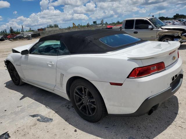 2G1FB3D33E9122206 - 2014 CHEVROLET CAMARO LT WHITE photo 2