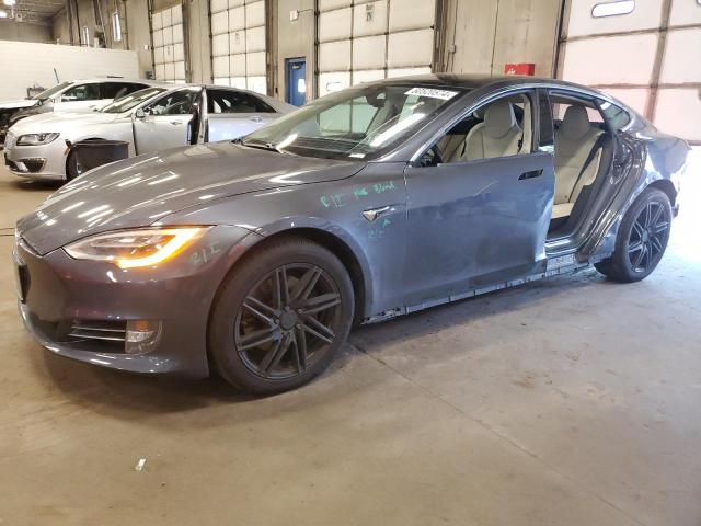 5YJSA1E25KF297440 - 2019 TESLA MODEL S ნაცრისფერი ფოტო 1