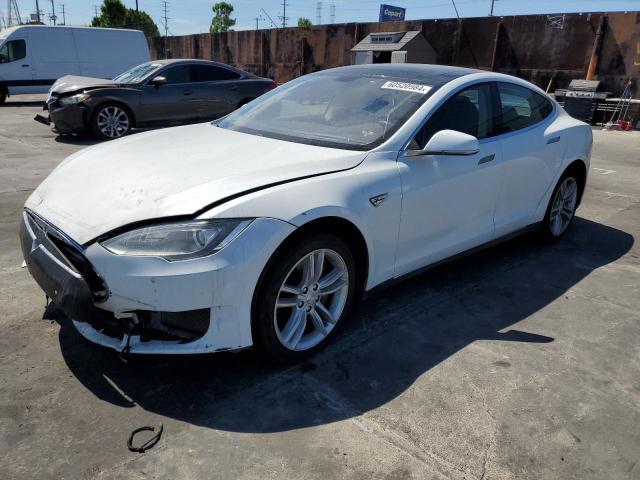 5YJSA1H1XEFP38163 - 2014 TESLA MODEL S 白色 照片 1