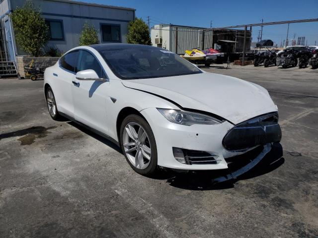 5YJSA1H1XEFP38163 - 2014 TESLA MODEL S 白色 照片 4