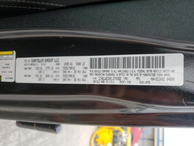 1C4BJWEG9EL274382 - 2014 JEEP WRANGLER U SAHARA BLACK photo 14