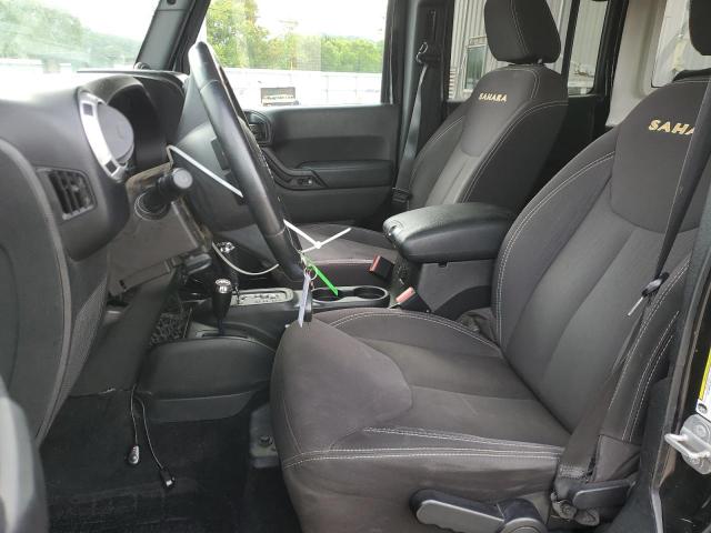 1C4BJWEG9EL274382 - 2014 JEEP WRANGLER U SAHARA BLACK photo 7