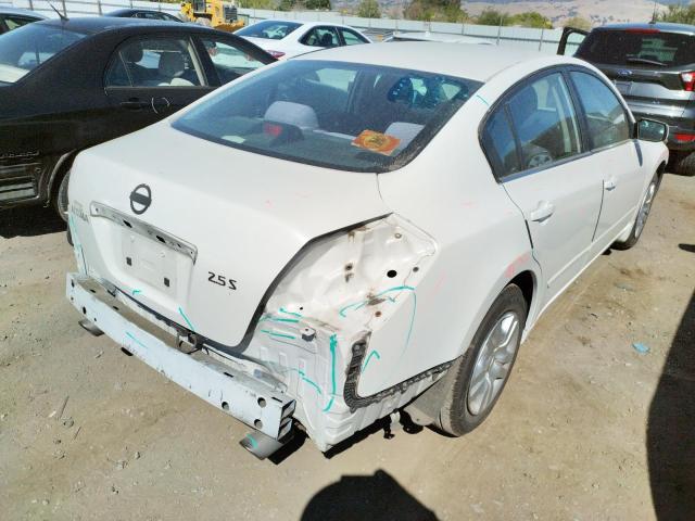 1N4AL2AP5AC144846 - 2010 NISSAN ALTIMA BASE WHITE photo 4