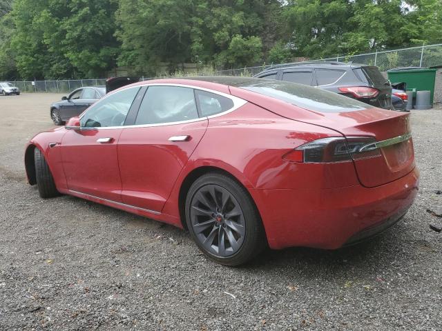 5YJSA1E24LF397174 - 2020 TESLA MODEL S Qırmızı foto 2