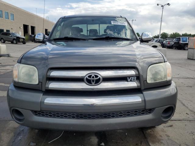 5TBRT34105S468228 - 2005 TOYOTA TUNDRA ACCESS CAB SR5 GRAY photo 5
