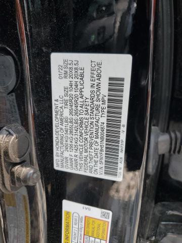 5FNYF8H51NB004874 - 2022 HONDA PASSPORT EXL Qara foto 13