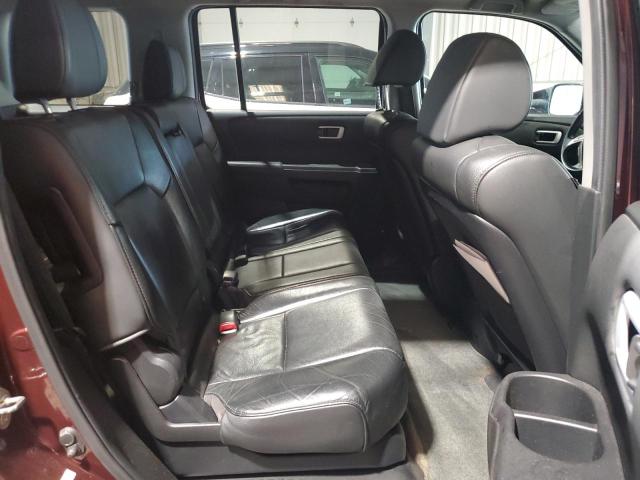 5FNYF4H52DB066906 - 2013 HONDA PILOT EXL წითელი ფოტო 11