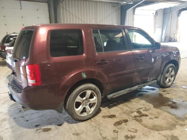 5FNYF4H52DB066906 - 2013 HONDA PILOT EXL წითელი ფოტო 3