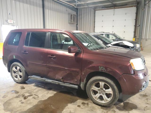 5FNYF4H52DB066906 - 2013 HONDA PILOT EXL წითელი ფოტო 4