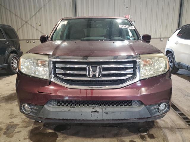 5FNYF4H52DB066906 - 2013 HONDA PILOT EXL წითელი ფოტო 5