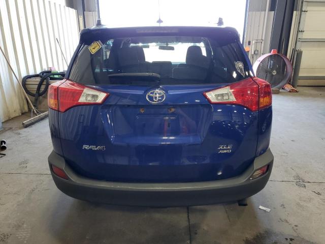 2T3RFREV4FW247427 - 2015 TOYOTA RAV4 XLE BLUE photo 6