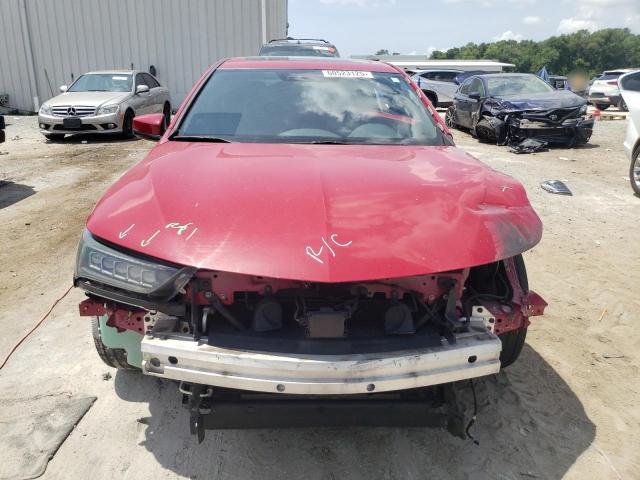 19UUB1F67KA005675 - 2019 ACURA TLX TECHNOLOGY RED photo 5