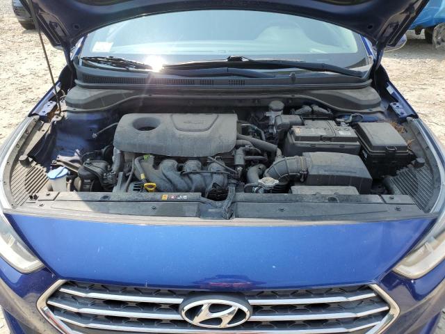 3KPC24A36KE046532 - 2019 HYUNDAI ACCENT SE ლურჯი ფოტო 11