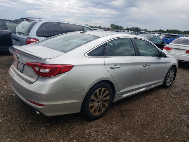 5NPE34AF7FH092372 - 2015 HYUNDAI SONATA SPORT SILVER photo 3